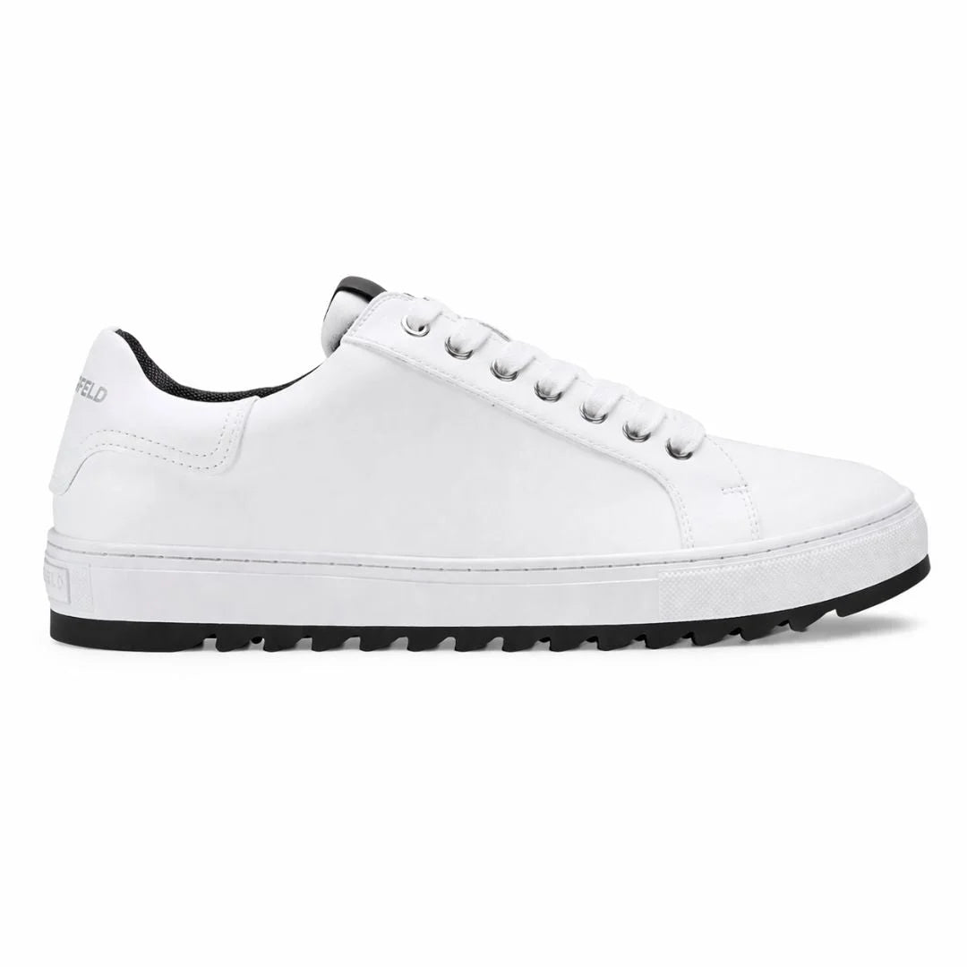 KARL LAGERFELD PARIS Mael Lace Up Sneakers Men - WHT