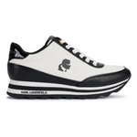 KARL LAGERFELD PARIS MAICO LACE UP Sneakers Women - WHTBLK - White-Black / 35