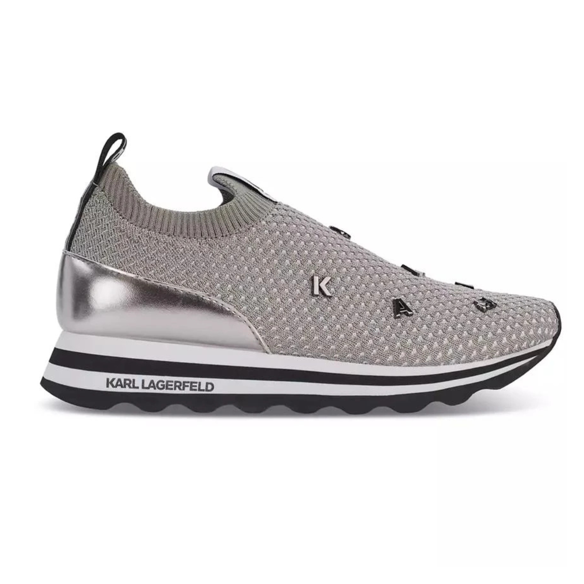 KARL LAGERFELD PARIS Marje Slip-On Sneakers Women - GRY - Grey / 35