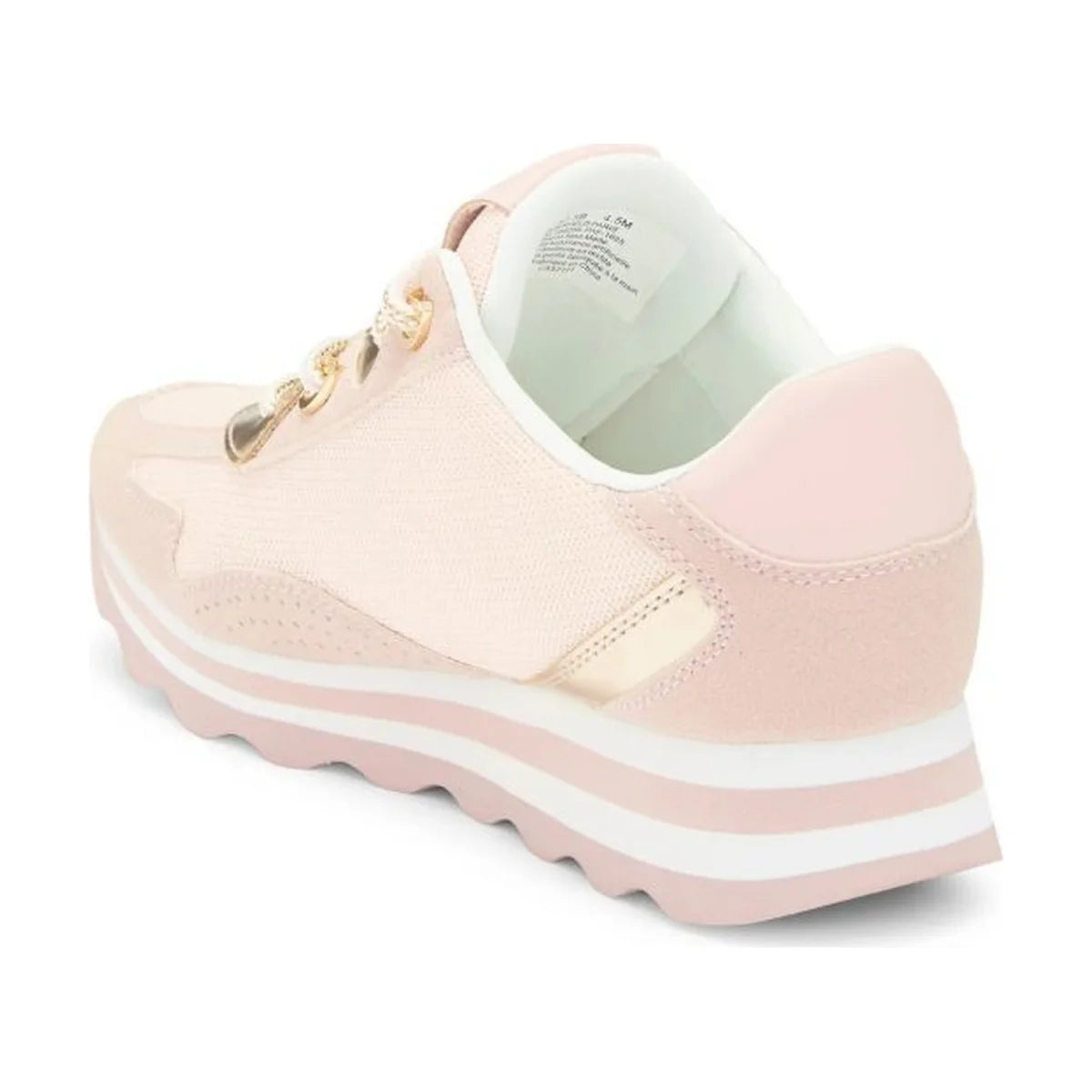 KARL LAGERFELD PARIS Masrina Lace Up Sneaker Women- PNK