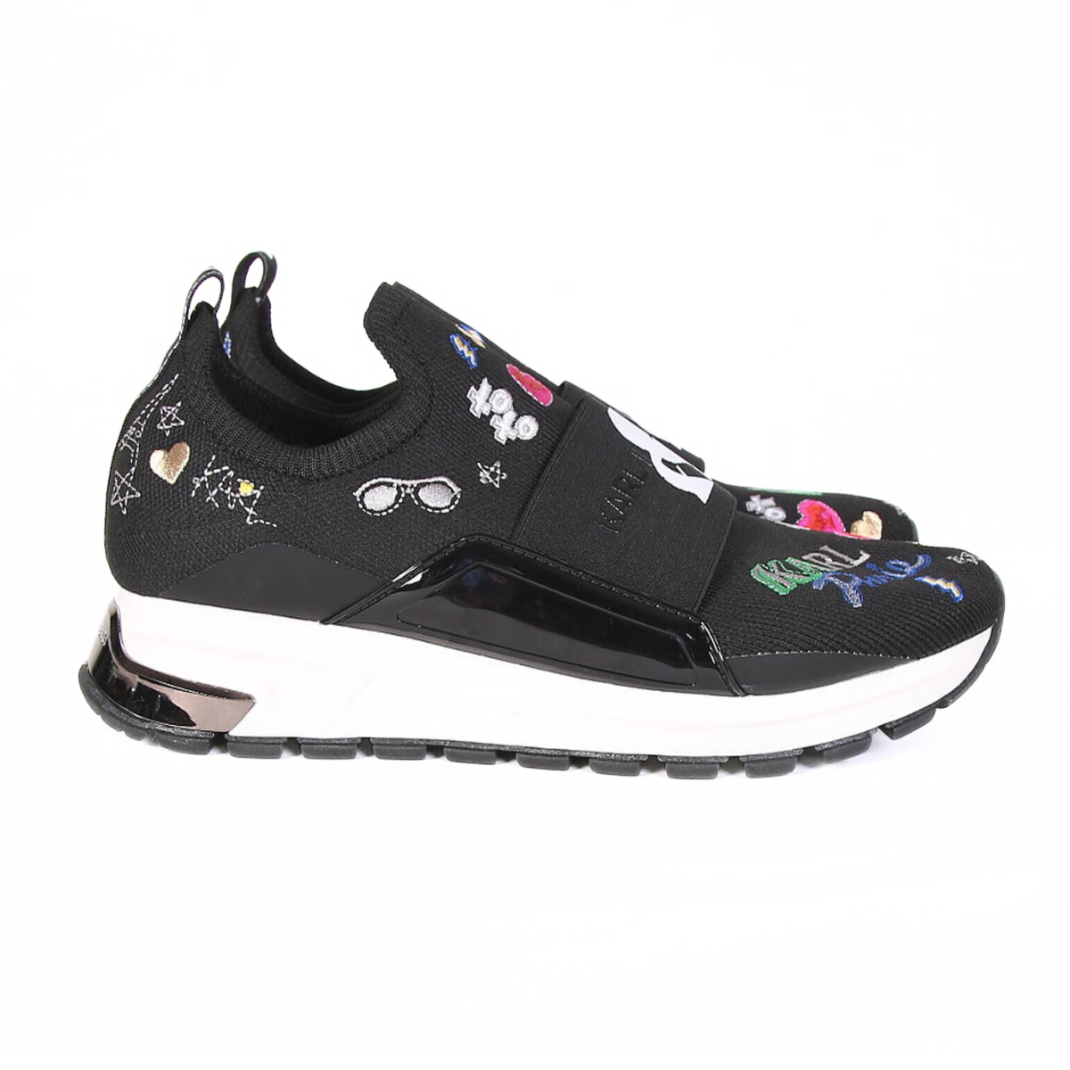 KARL LAGERFELD PARIS Mattia Logo Sneakers Women - BLK