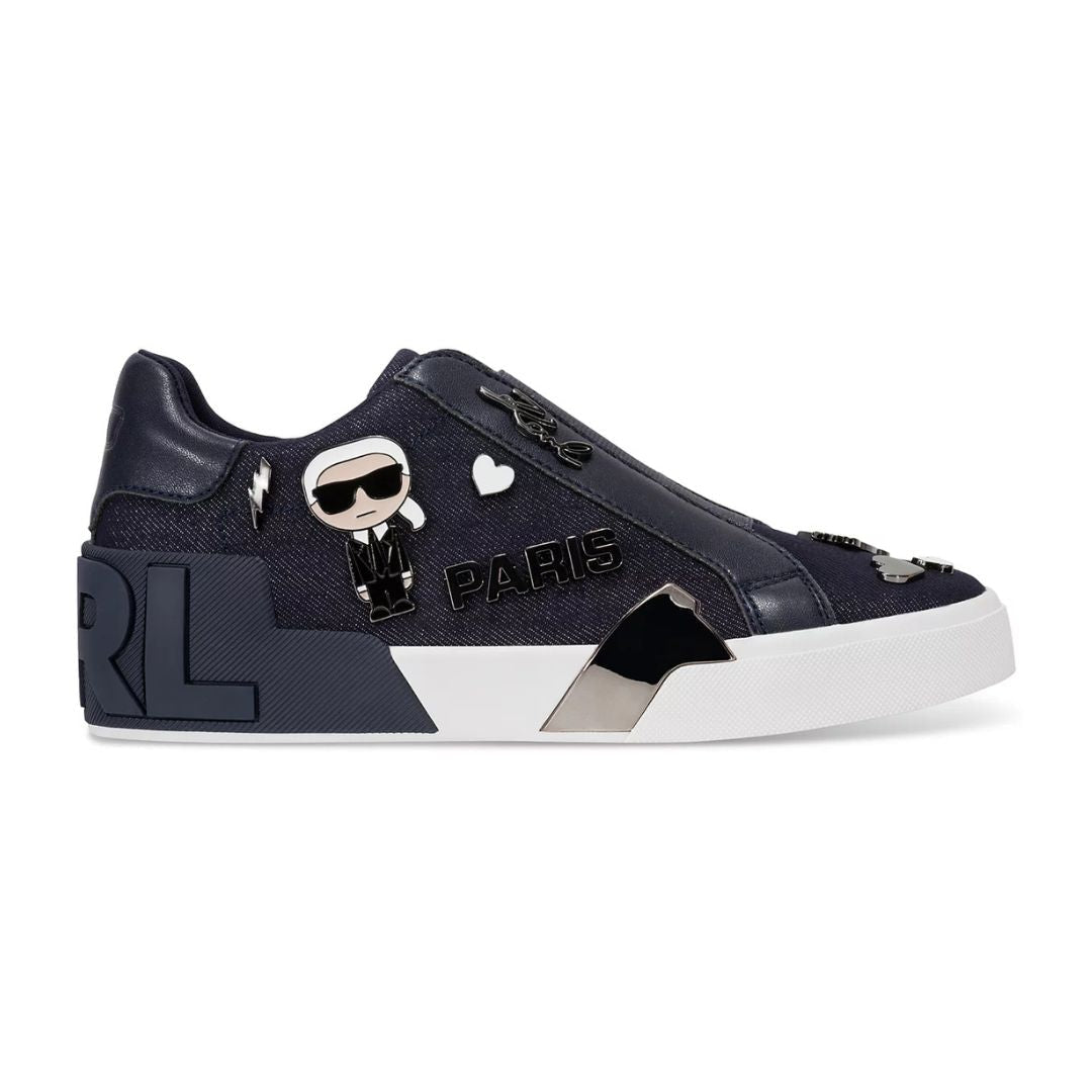 KARL LAGERFELD PARIS Mavise Slip-On Sneakers Women - BLKBLK - Black / 35