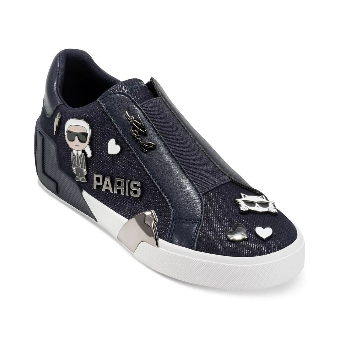 KARL LAGERFELD PARIS Mavise Slip-On Sneakers Women - BLKBLK