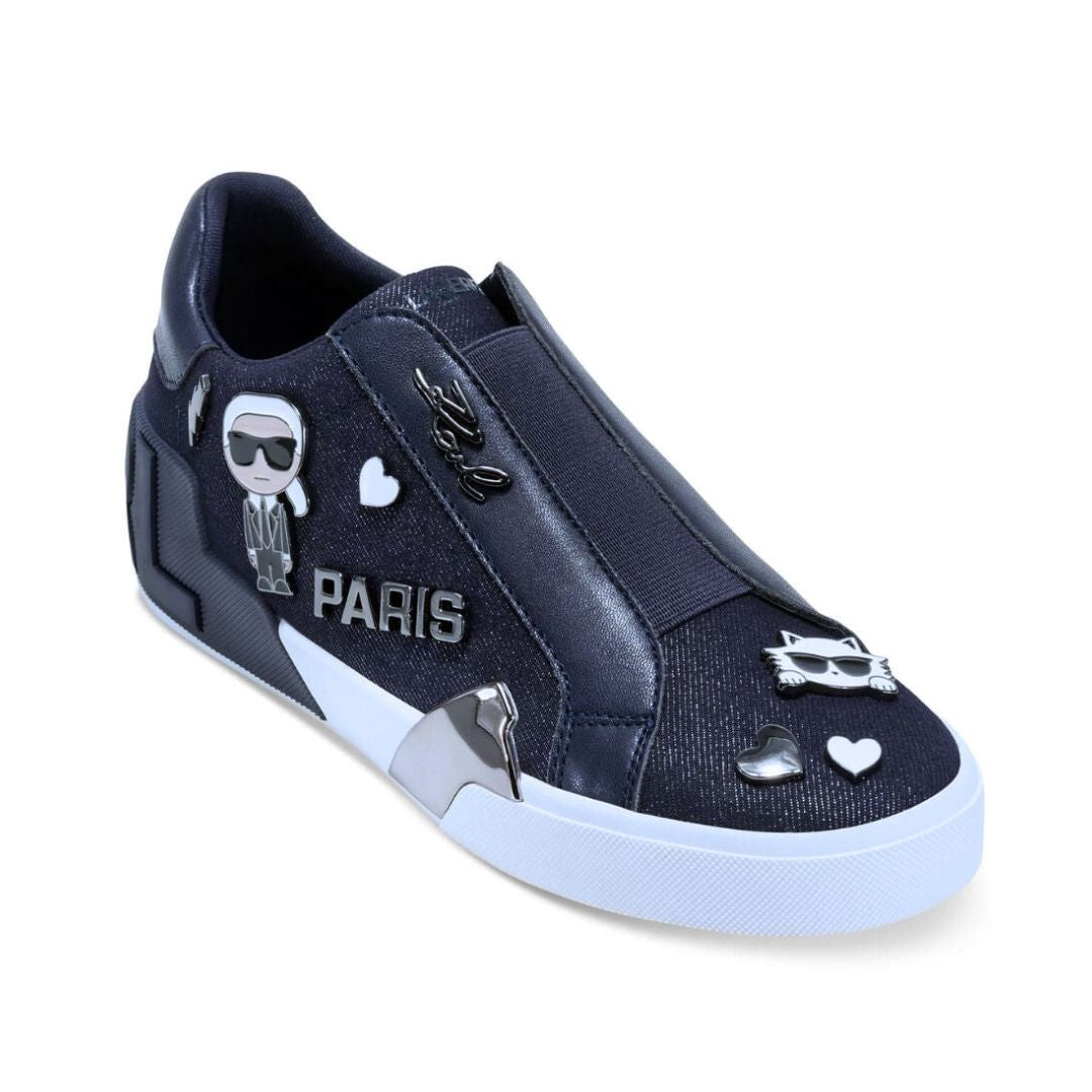 KARL LAGERFELD PARIS Mavise Slip-On Sneakers Women - NVYWHT