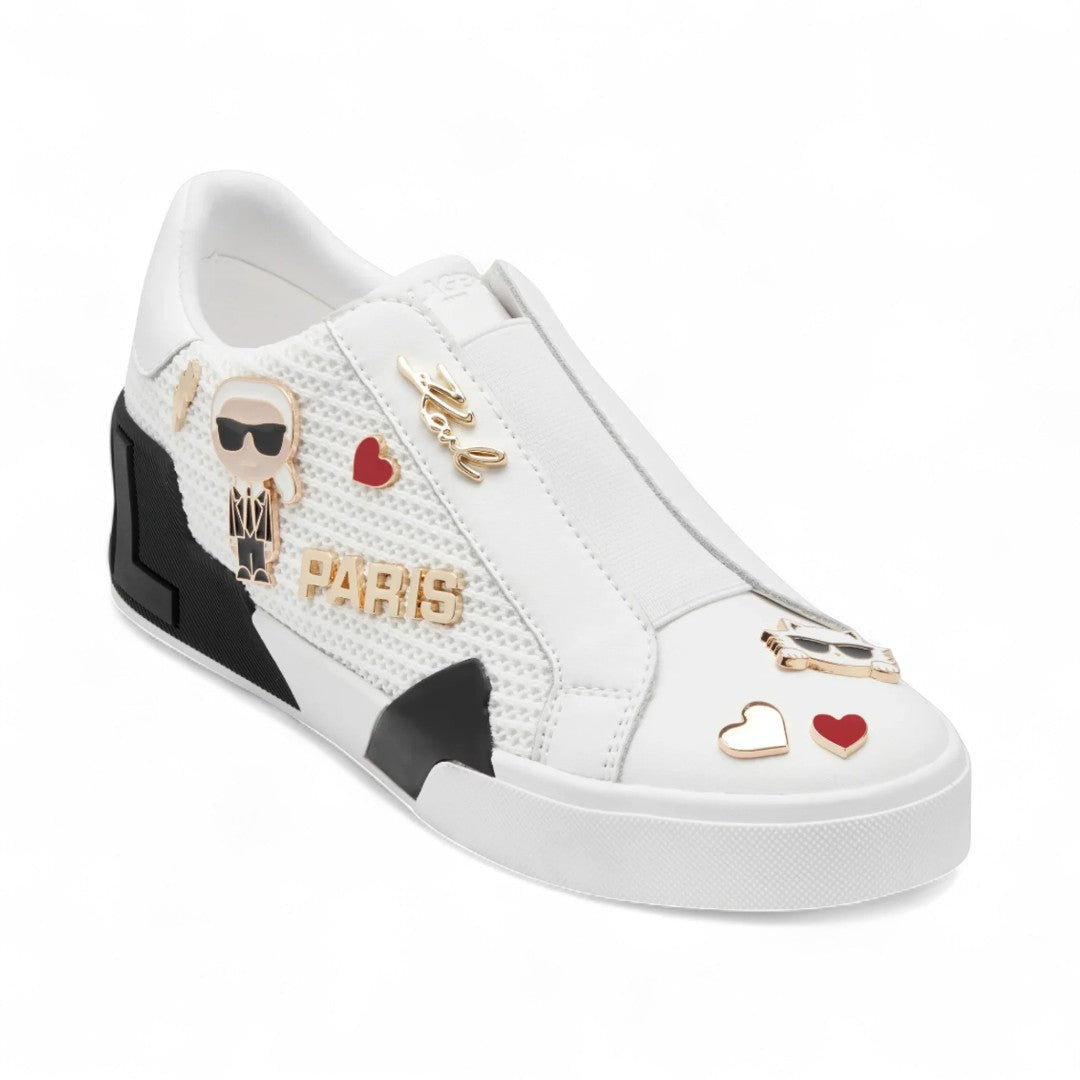 KARL LAGERFELD PARIS Mavise Slip-On Sneakers Women - WHT