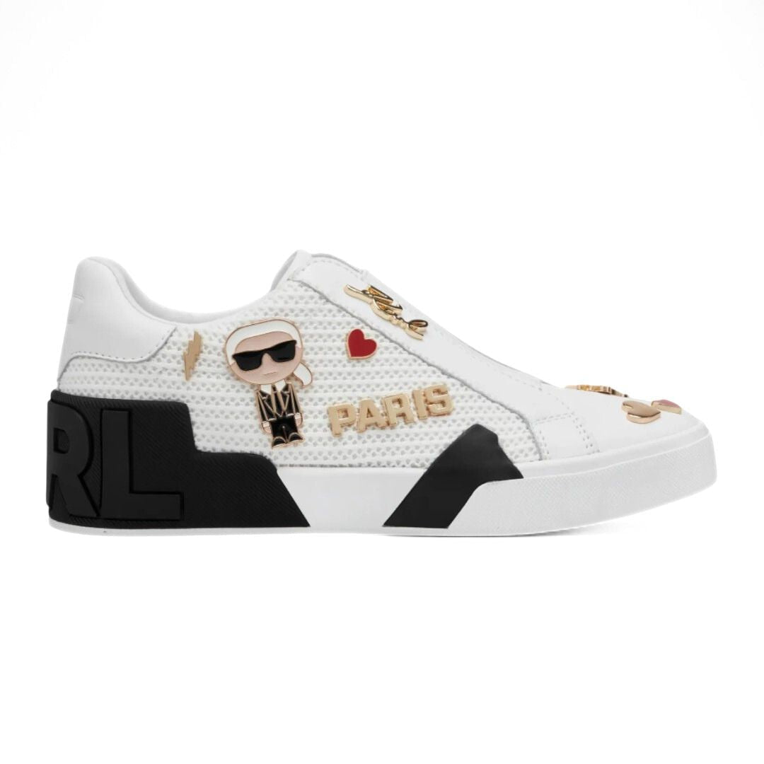 KARL LAGERFELD PARIS Mavise Slip-On Sneakers Women - WHT - White / 35
