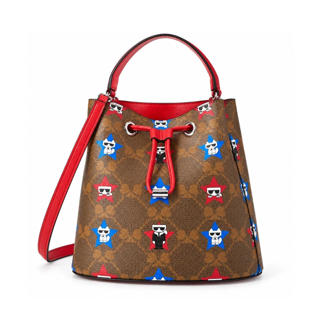 Karl Lagerfeld Paris Maybelle Bucket Bag Women - BRN - Brown