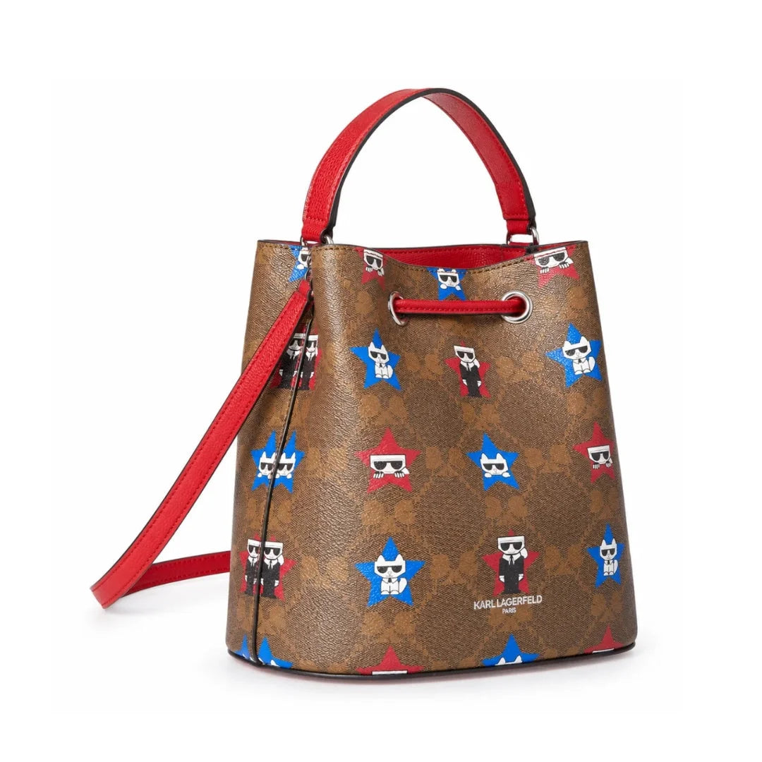 Karl Lagerfeld Paris Maybelle Bucket Bag Women - BRN - Brown