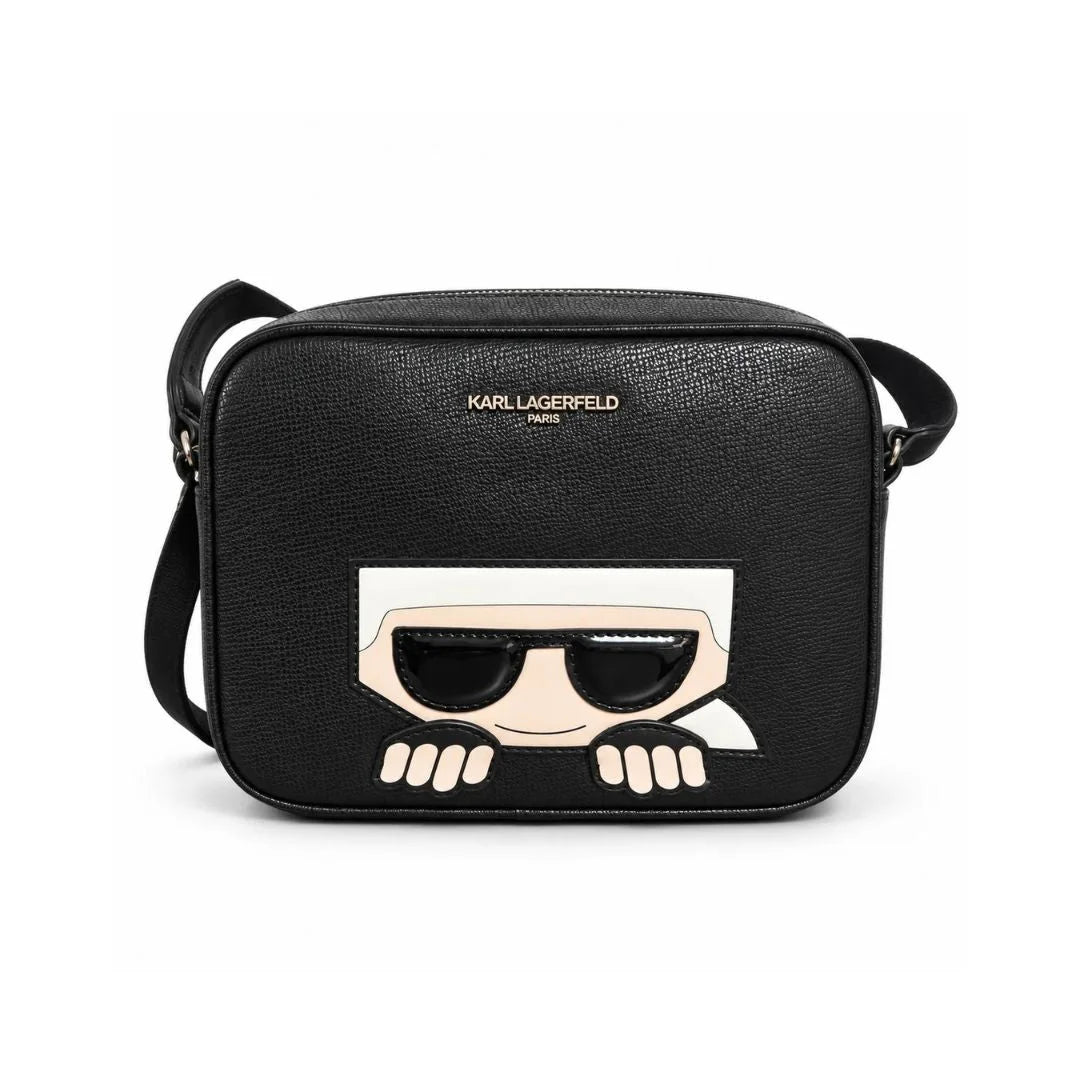 Karl Lagerfeld Paris Maybelle Camera Crossbody Bag - BLK - Black