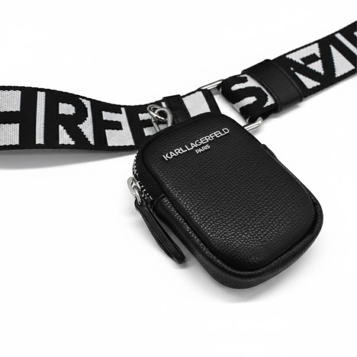 Karl Lagerfeld Paris Maybelle Camera Crossbody Bag Women - BLK - Black