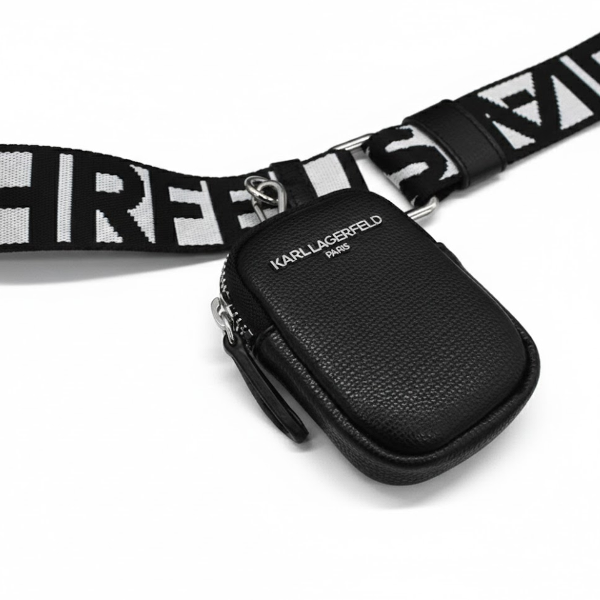 Karl Lagerfeld Paris Maybelle Camera Crossbody Bag Women - BLK - Black