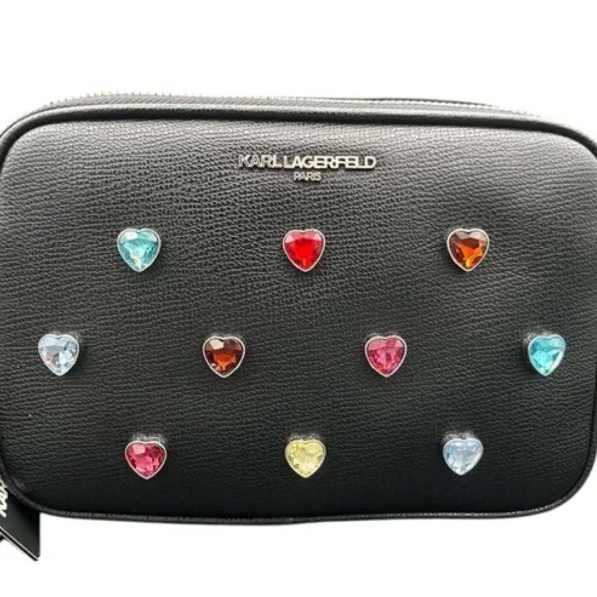 Karl Lagerfeld Paris Maybelle Camera Crossbody Bag Women - BLK - Black