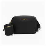 Karl Lagerfeld Paris Maybelle Camera Crossbody Bag Women - BLKGLD - Black-Gold