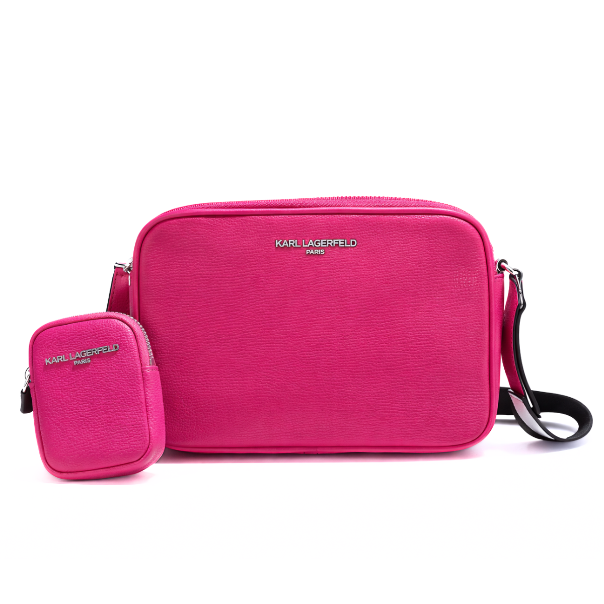 Karl Lagerfeld Paris Maybelle Camera Crossbody Bag Women - PNK - Pink
