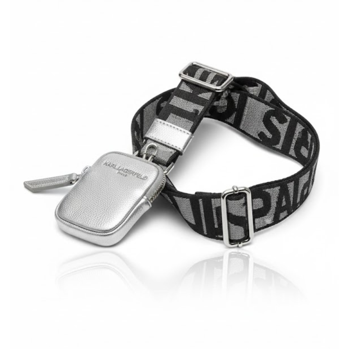 Karl Lagerfeld Paris Maybelle Camera Crossbody Bag Women - SLV - Silver