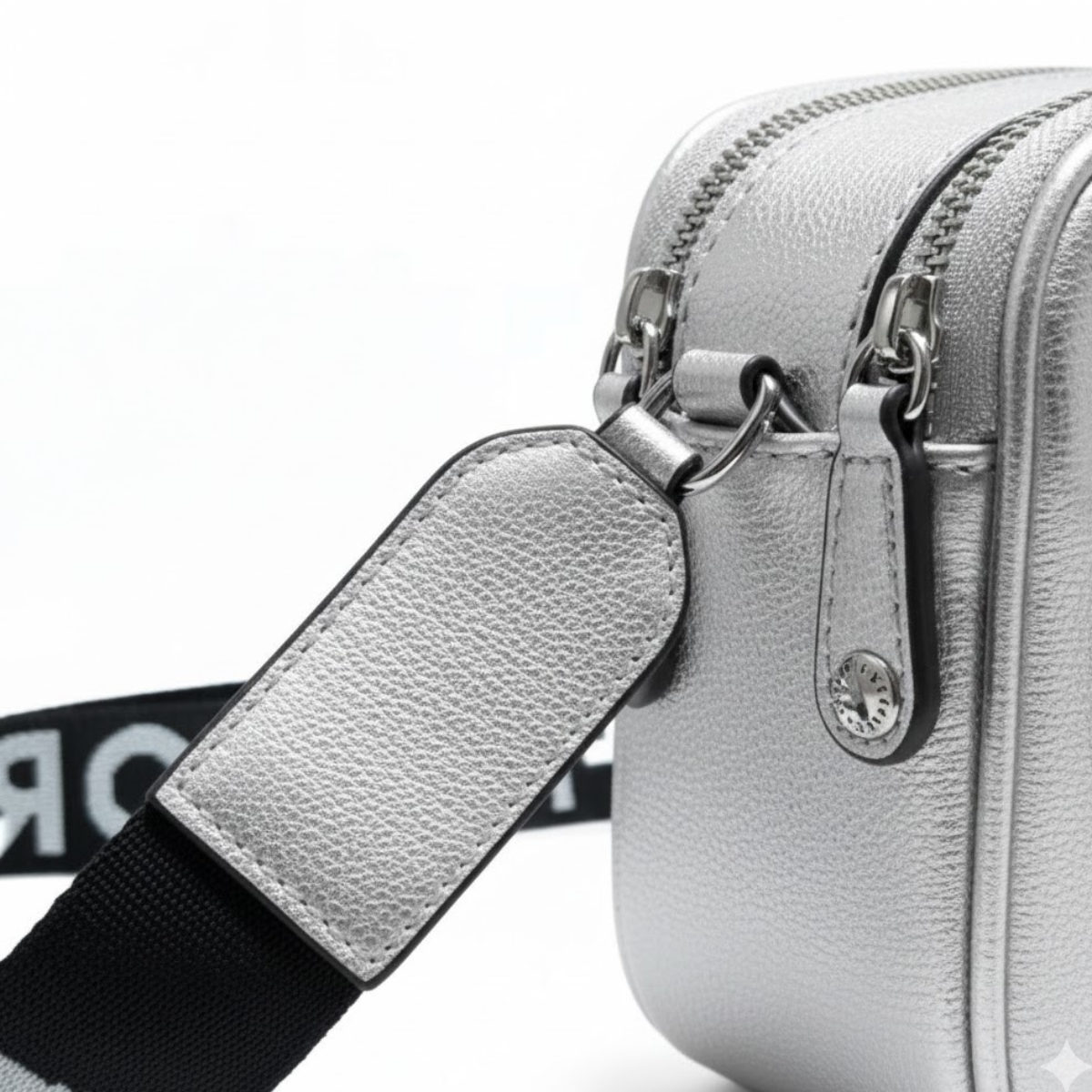 Karl Lagerfeld Paris Maybelle Camera Crossbody Bag Women - SLV - Silver