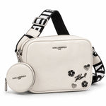 Karl Lagerfeld Paris Maybelle Camera Crossbody Bag -Women -WHT TB52 - White