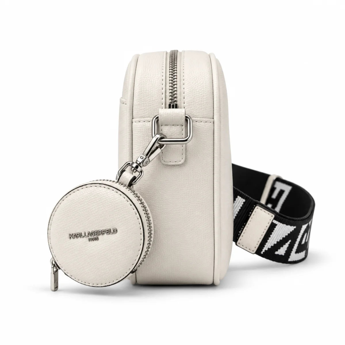 Karl Lagerfeld Paris Maybelle Camera Crossbody Bag -Women -WHT TB52 - White