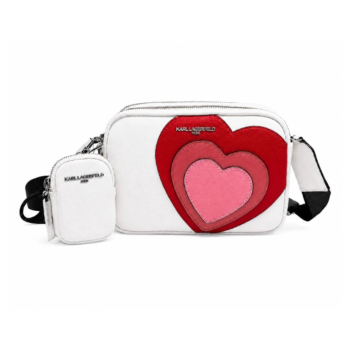 Karl Lagerfeld Paris Maybelle Camera Crossbody Bag Women - WHT - White