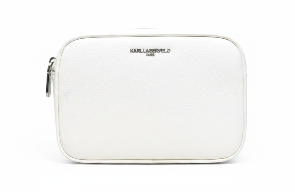 Karl Lagerfeld Paris Maybelle Camera Crossbody Bag Women - WHT - White