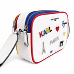 Karl Lagerfeld Paris Maybelle Camera Crossbody Bag Women - WHT - White