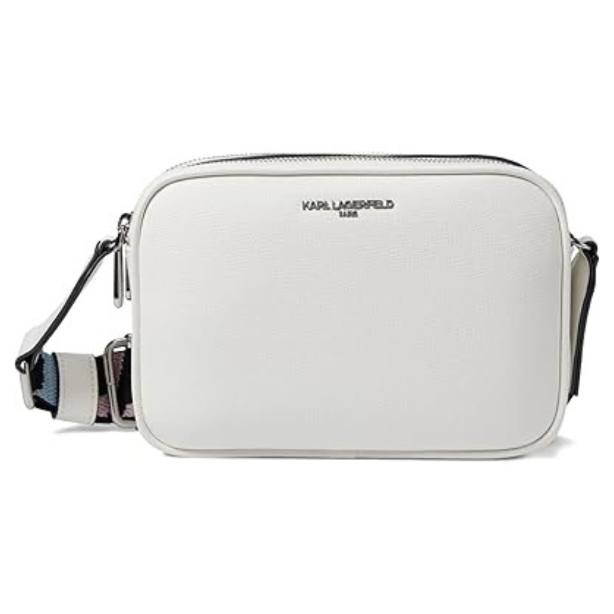 Karl Lagerfeld Paris Maybelle Camera Crossbody Bag Women - WHT - White