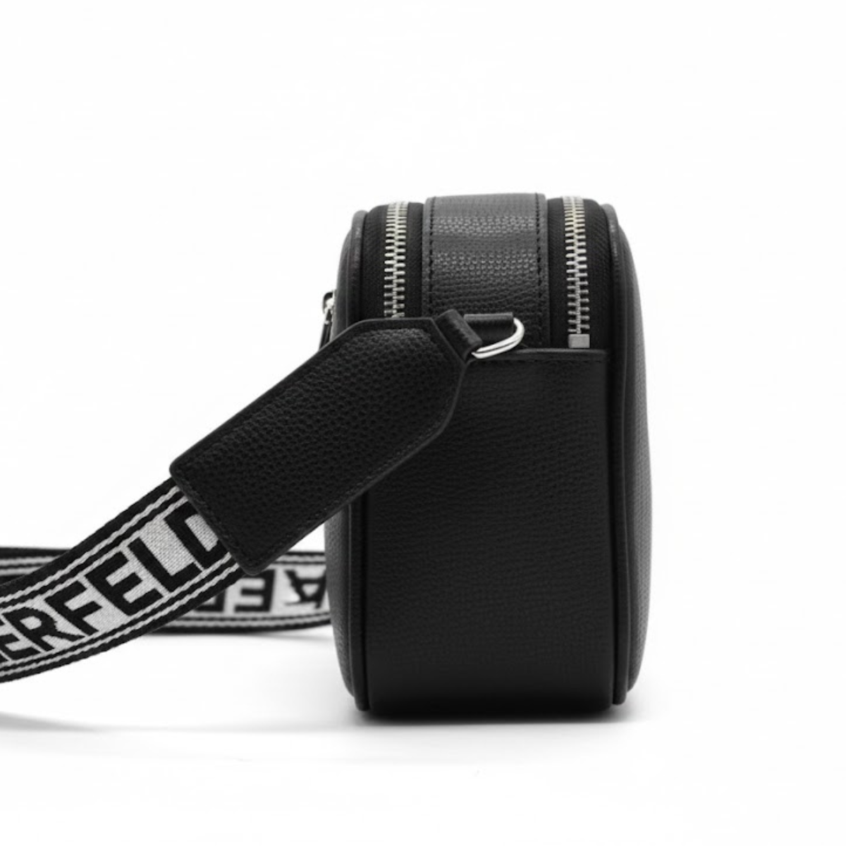 Karl Lagerfeld Paris Maybelle Logo Camera Crossbody Bag Women - BLK - Black