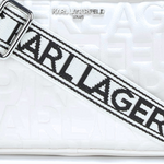 Karl Lagerfeld Paris Maybelle Logo Camera Crossbody Bag Women - WHT - White