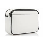 Karl Lagerfeld Paris Maybelle Logo Camera Crossbody Bag Women - WHTBLK - Black-White