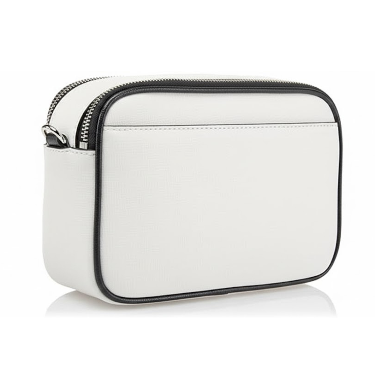 Karl Lagerfeld Paris Maybelle Logo Camera Crossbody Bag Women - WHTBLK - Black-White