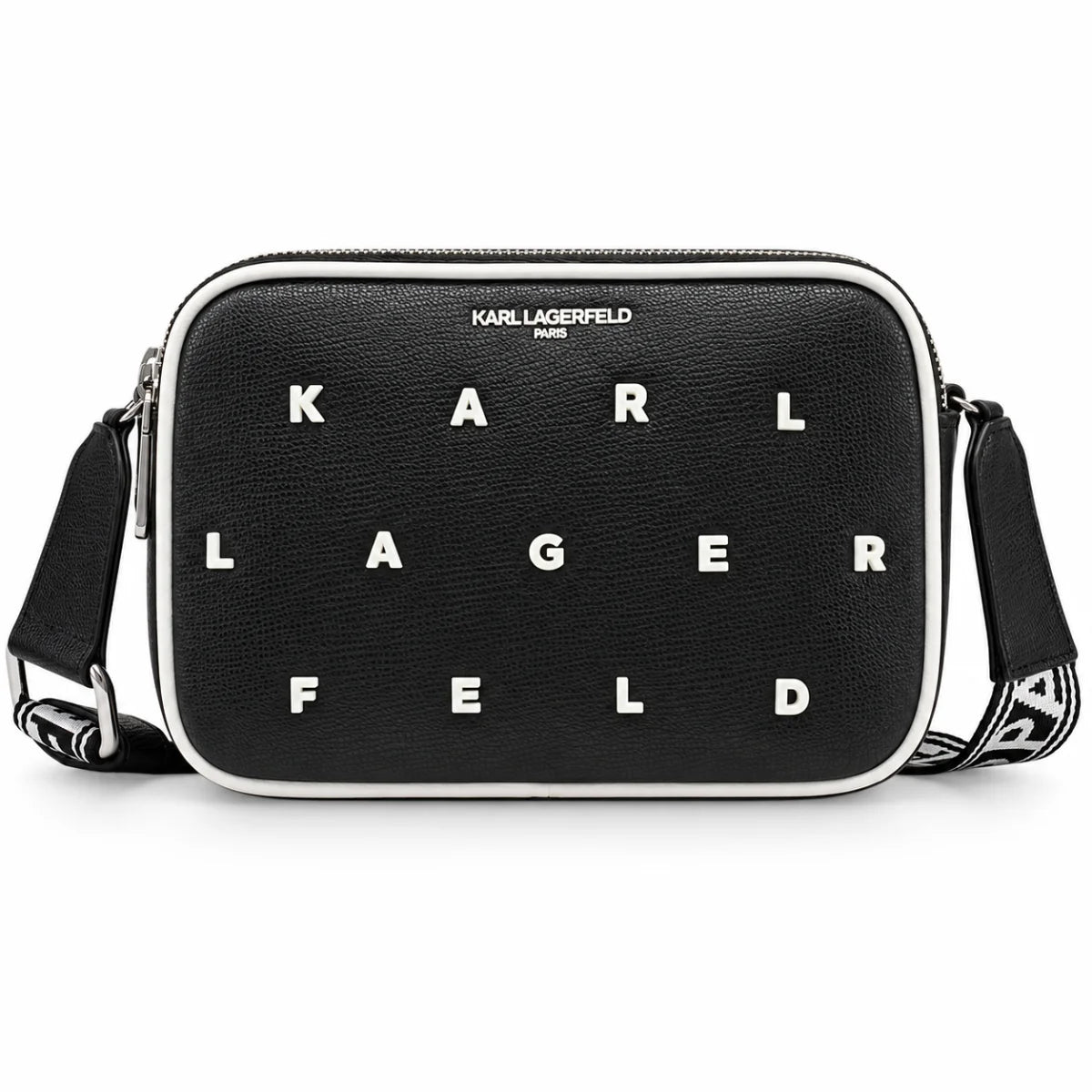 Karl Lagerfeld Paris Maybelle Logo Crossbody Bag - Women - BLK - Black