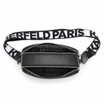 Karl Lagerfeld Paris Maybelle Rhinestone Duo Camera Crossbody Bag - BLK - Black