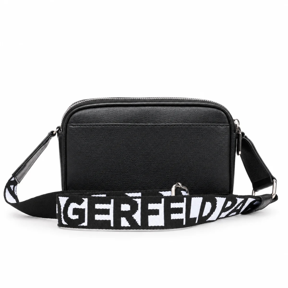 Karl Lagerfeld Paris Maybelle Rhinestone Duo Camera Crossbody Bag - BLK - Black