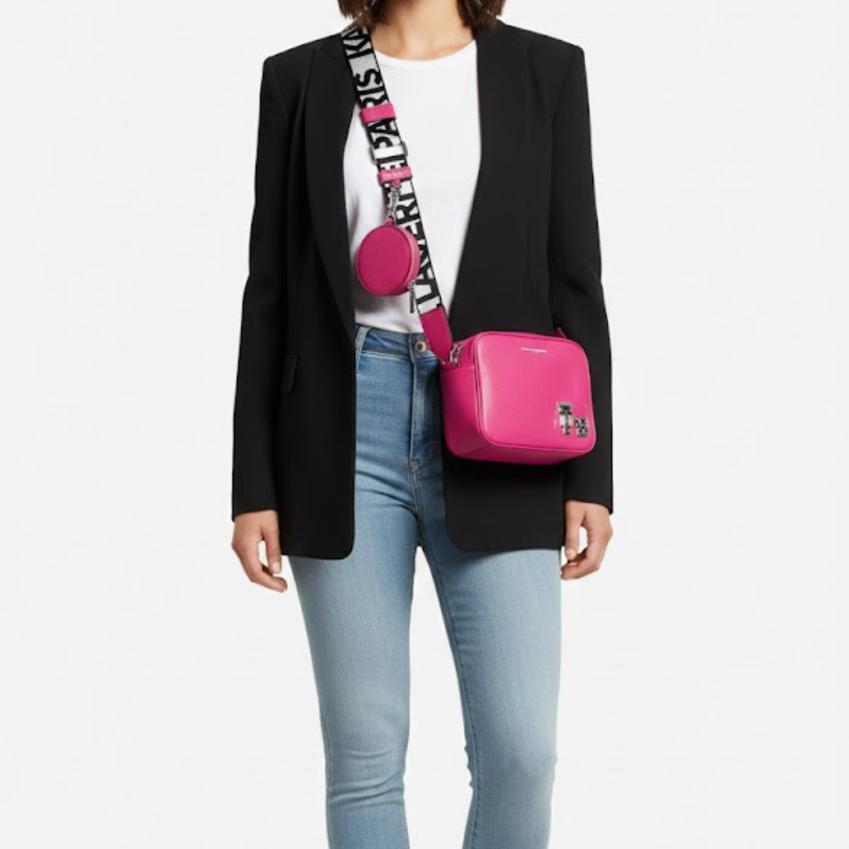 Karl Lagerfeld Paris Maybelle Satche Crossbody - PNK - Pnk