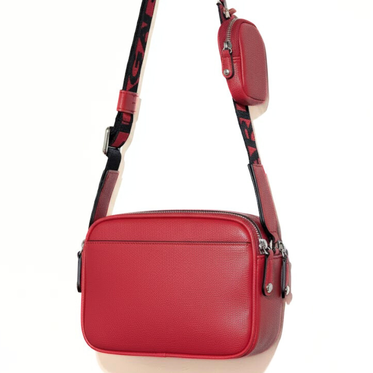 Karl Lagerfeld Paris Maybelle Satche Crossbody - RED - Red