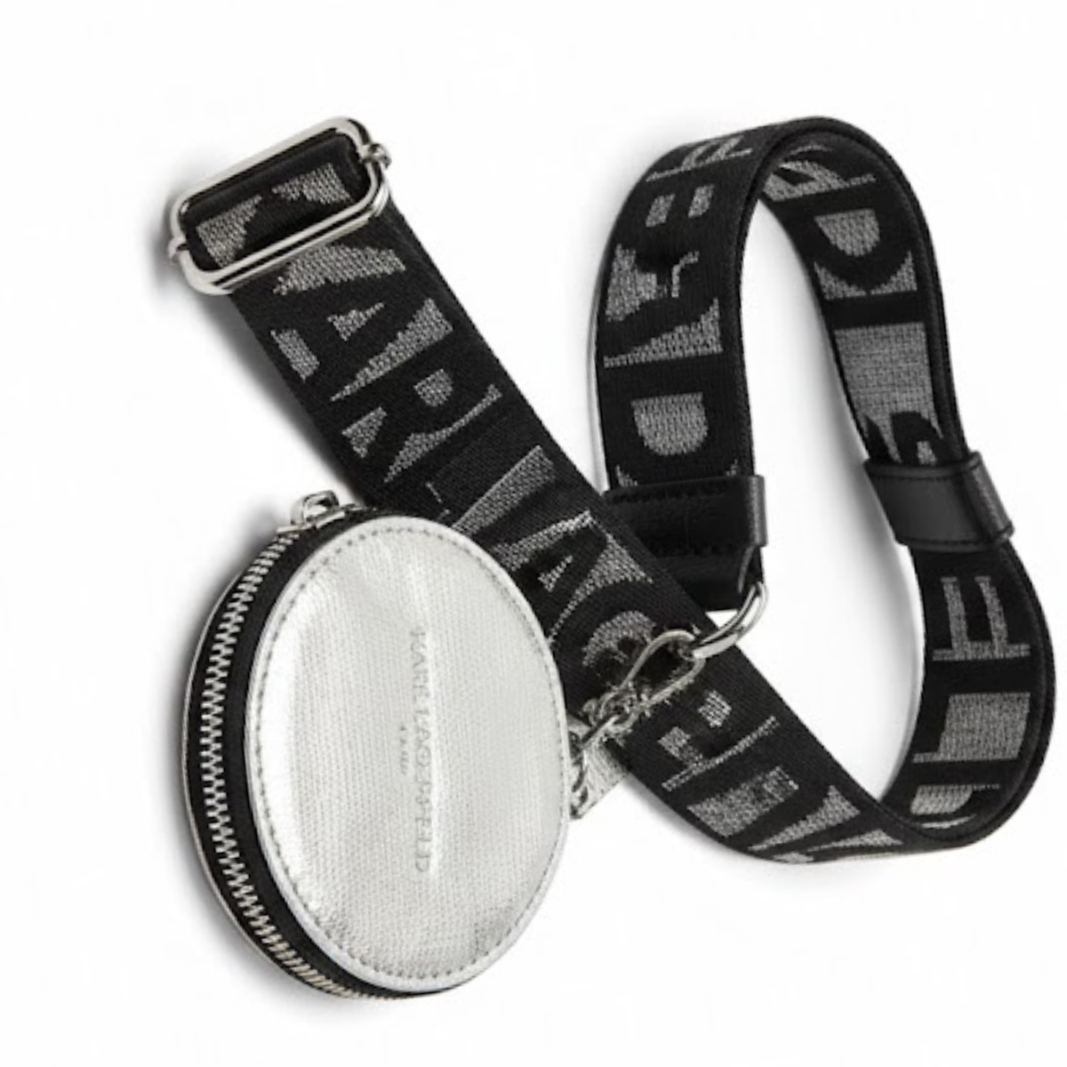 Karl Lagerfeld Paris Maybelle Satche Crossbody - SLV - Silver