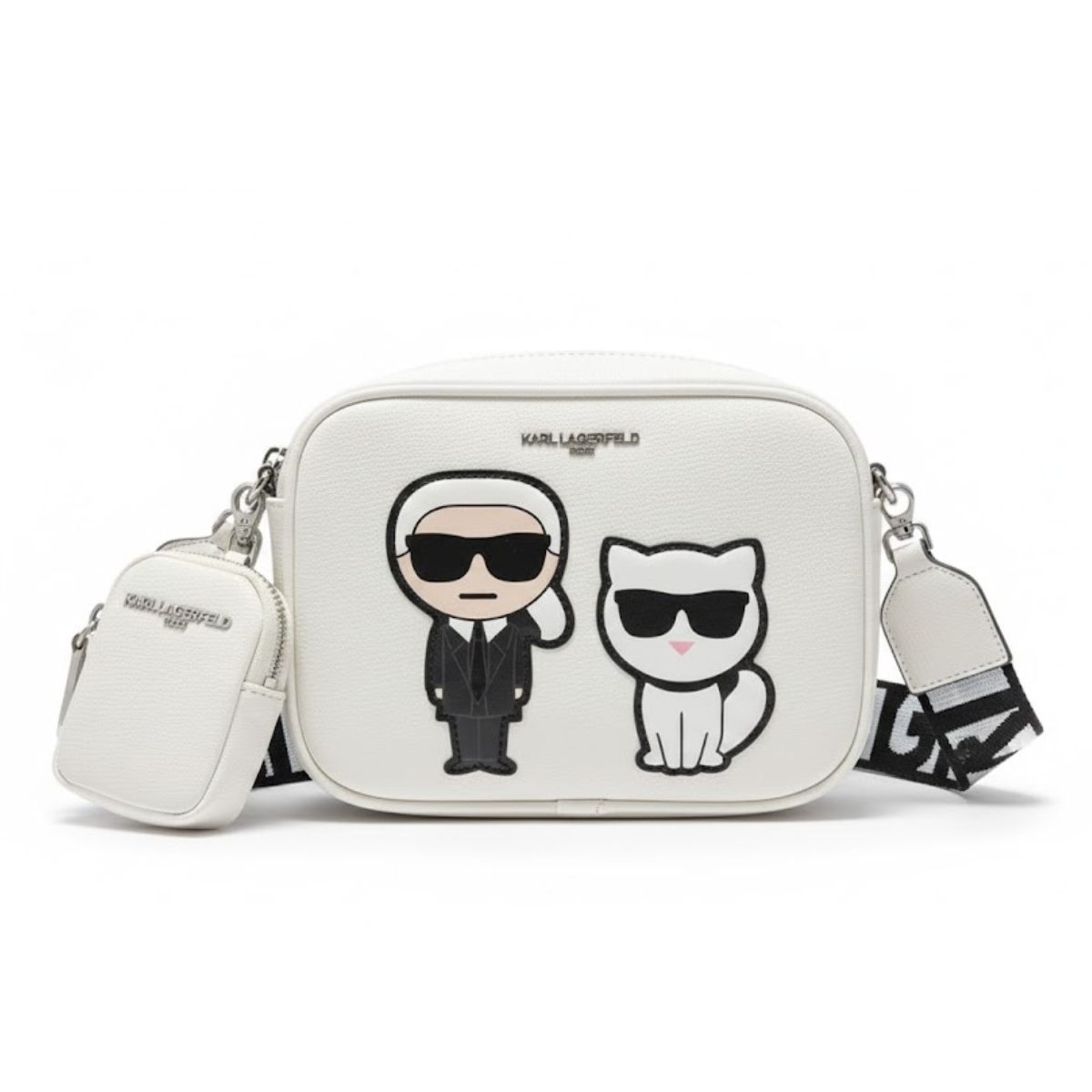Karl Lagerfeld Paris Maybelle Satche Crossbody - WHT - White