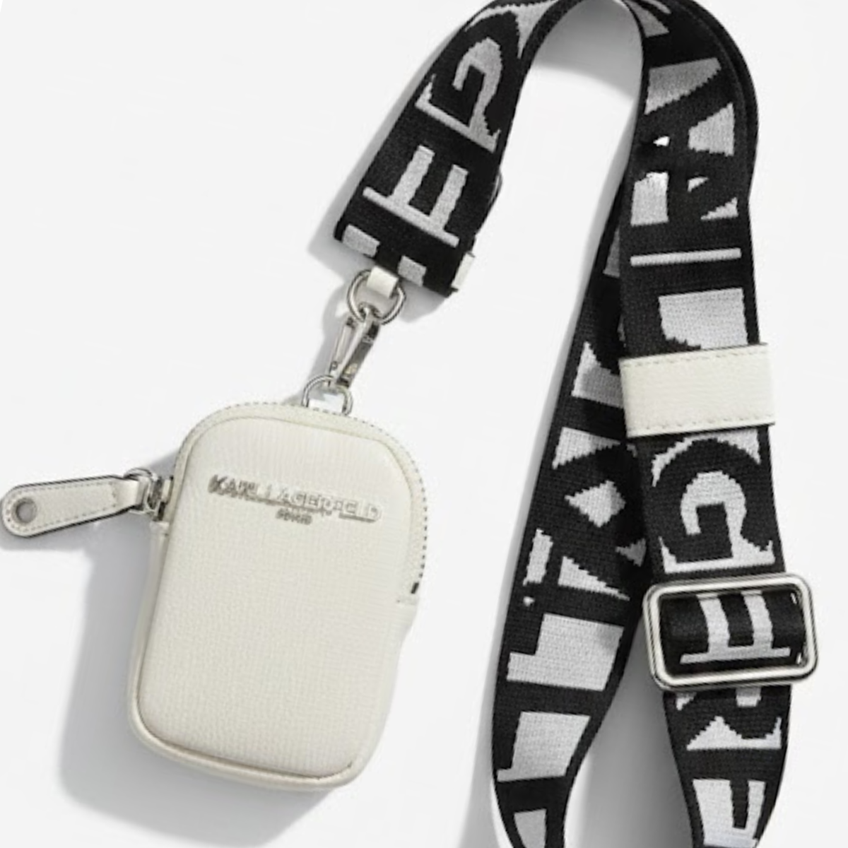 Karl Lagerfeld Paris Maybelle Satche Crossbody - WHT - White
