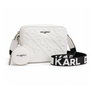 Karl Lagerfeld Paris Maybelle Satchel Crossbody - WHT - White