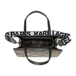 Karl Lagerfeld Paris Maybelle Satchel Handbag - BLK - Black