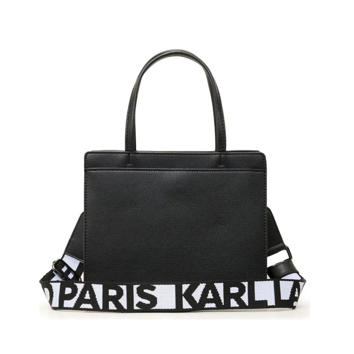 Karl Lagerfeld Paris Maybelle Satchel Handbag - BLK - Black