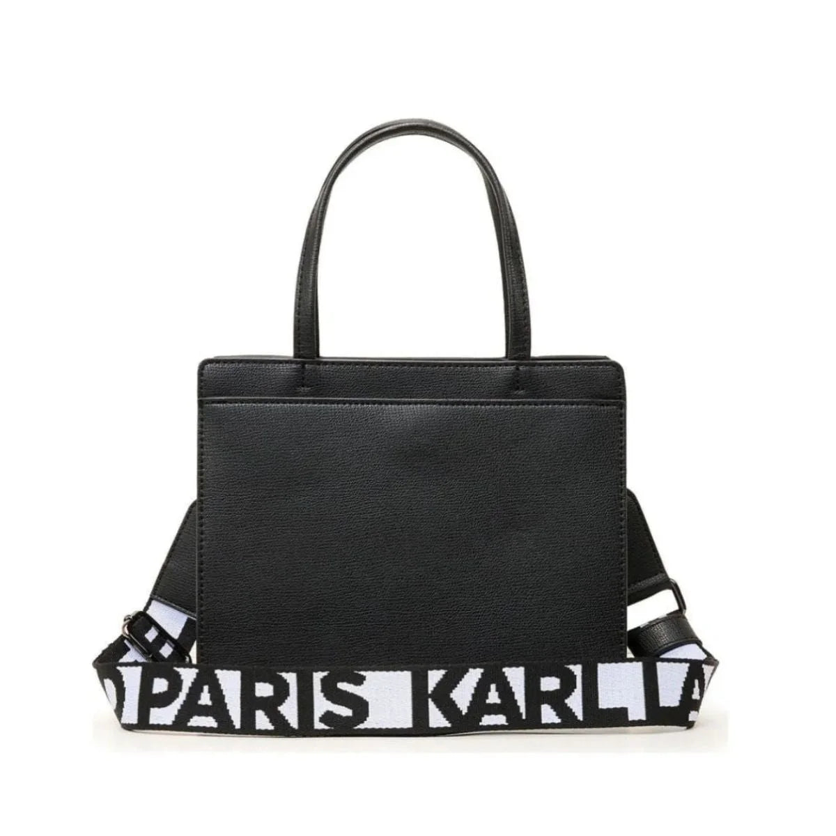 Karl Lagerfeld Paris Maybelle Satchel Handbag - BLK - Black