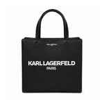Karl Lagerfeld Paris Maybelle Satchel Handbag - BLK - Black