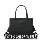Karl Lagerfeld Paris Maybelle Satchel Handbag - BLK - Black
