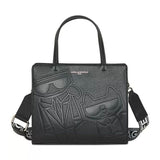 Karl Lagerfeld Paris Maybelle Satchel Handbag - BLKBLK - Black