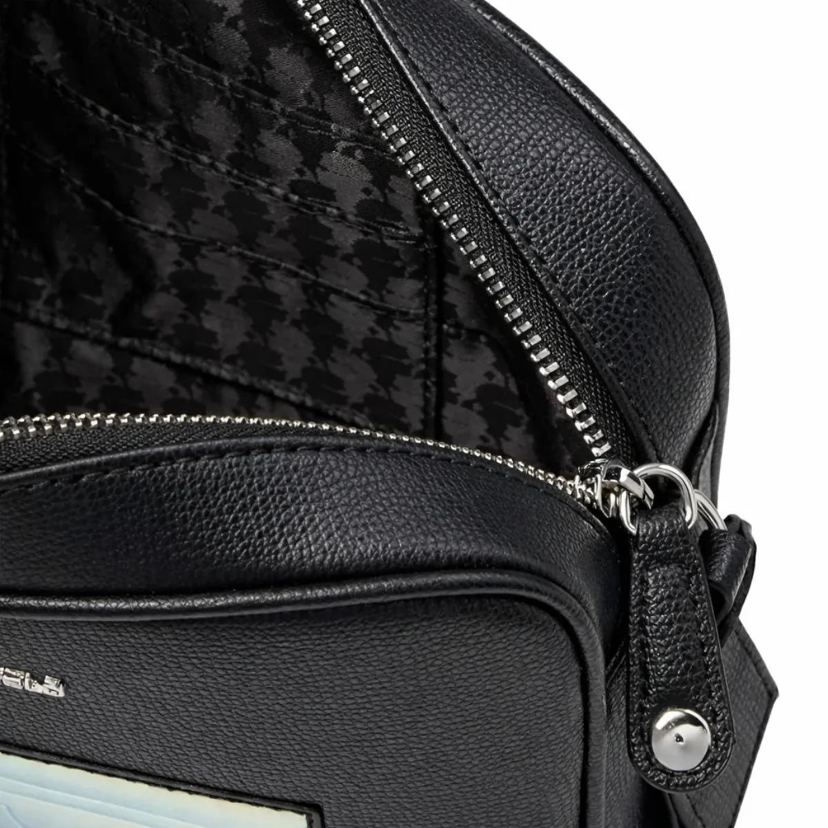 Karl Lagerfeld Paris Maybelle Satchel Handbag Crossbody - BLK - Black