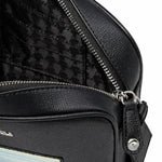 Karl Lagerfeld Paris Maybelle Satchel Handbag Crossbody - BLK - Black
