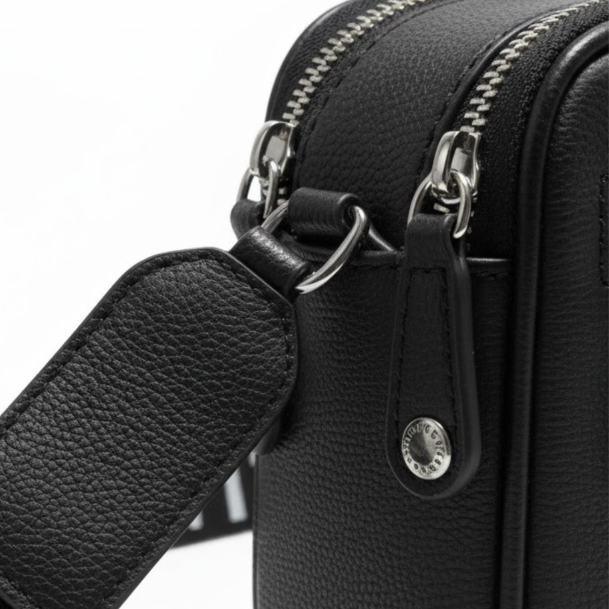 Karl Lagerfeld Paris Maybelle Satchel Handbag Crossbody - BLK - Black