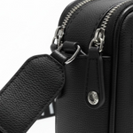Karl Lagerfeld Paris Maybelle Satchel Handbag Crossbody - BLK - Black