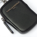 Karl Lagerfeld Paris Maybelle Satchel Handbag Crossbody - BLK - Black